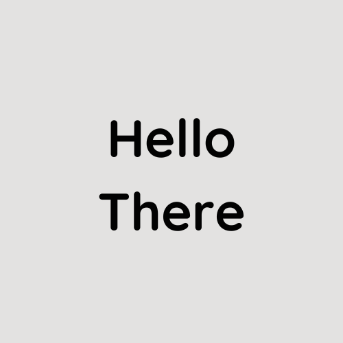 Hello There!! Welcome!!